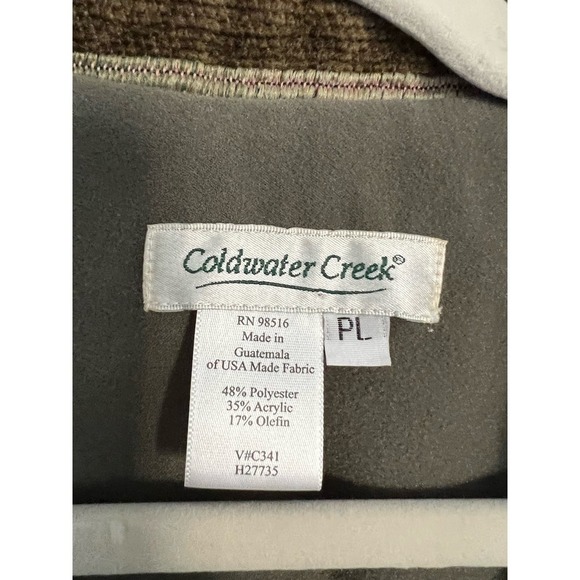 Coldwater Creek Tapestry Shacket Size Petite Large - Picture 5 of 5